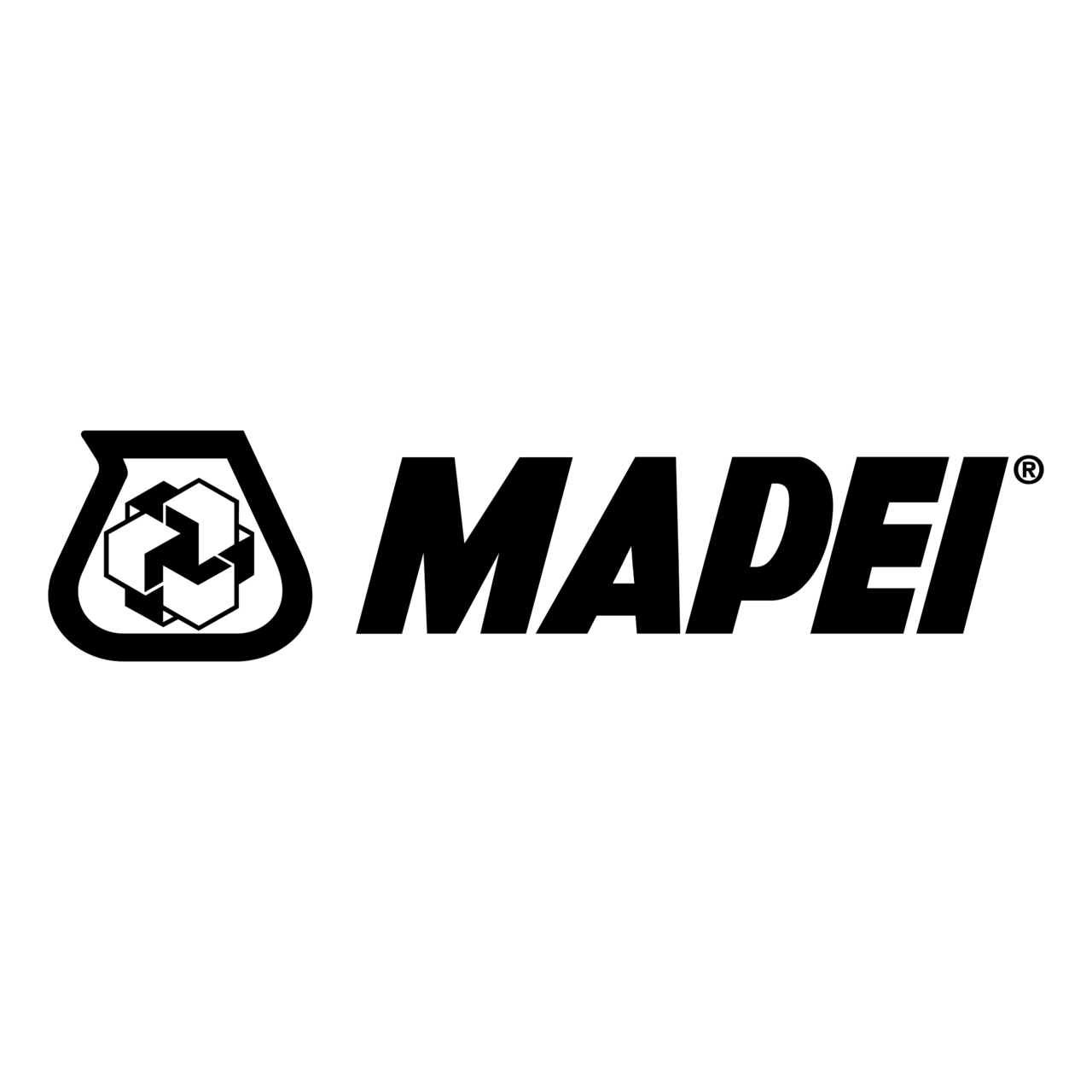 Home mapei logo black and white